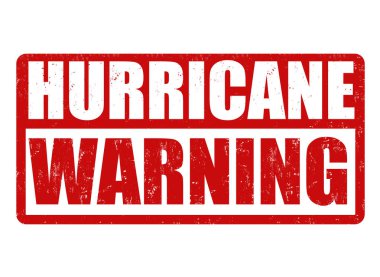 Kasırga uyarı işareti veya damga