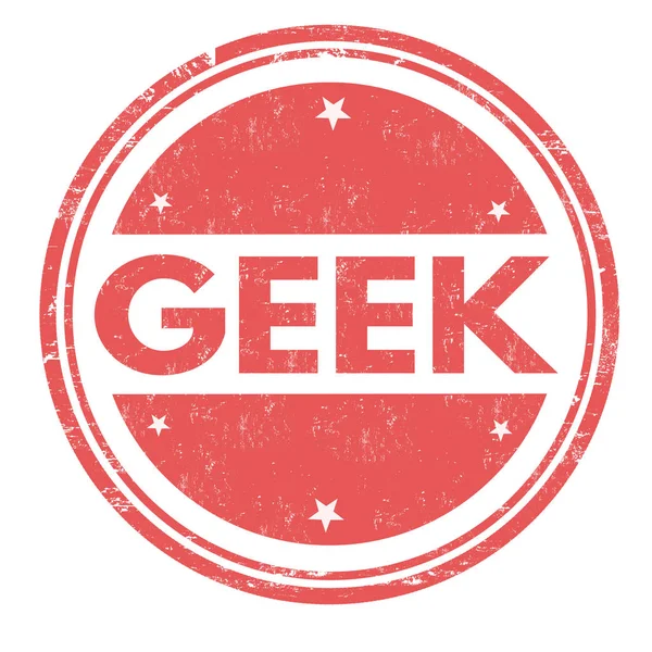 Signo geek o sello — Archivo Imágenes Vectoriales