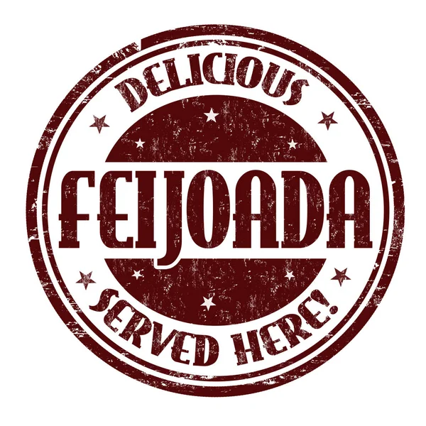 Feijoada sign or stamp — Stock Vector