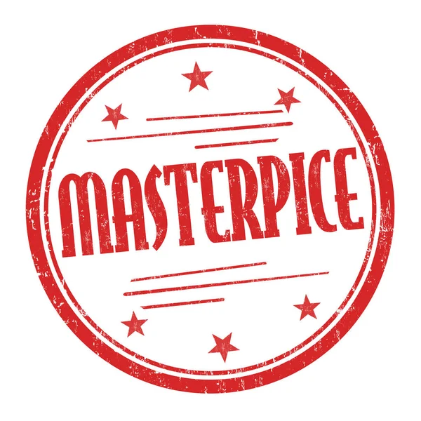 Masterpice sign or stamp — Stock Vector