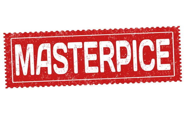 Panneau ou timbre Masterpice — Image vectorielle