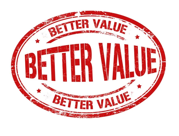 Signo o sello de mejor valor — Vector de stock