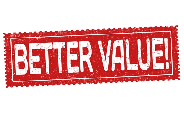 Signo o sello de mejor valor — Vector de stock
