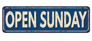 Pazar vintage paslı metal oturum açın