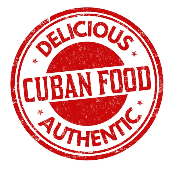 Cozinha cubana grunge selo de borracha — Vetor de Stock