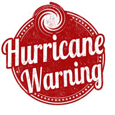 Kasırga uyarı grunge pencere boyutu