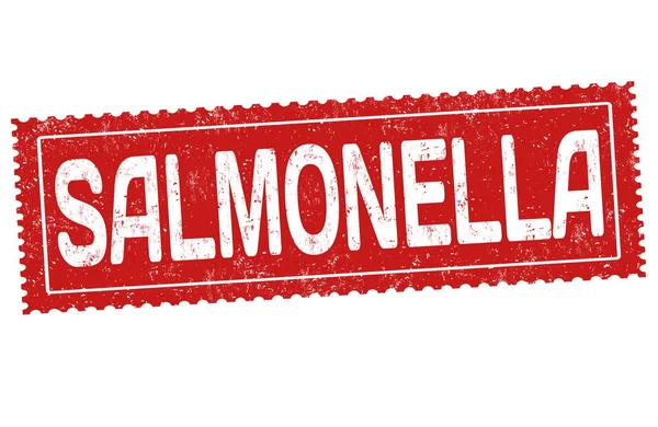 Резиновая марка сальмонеллы — стоковый вектор