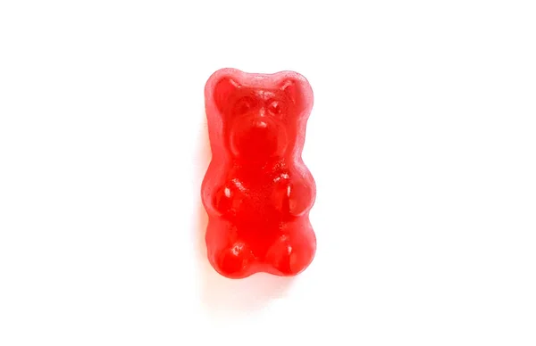 Czerwony gummy bear — Zdjęcie stockowe
