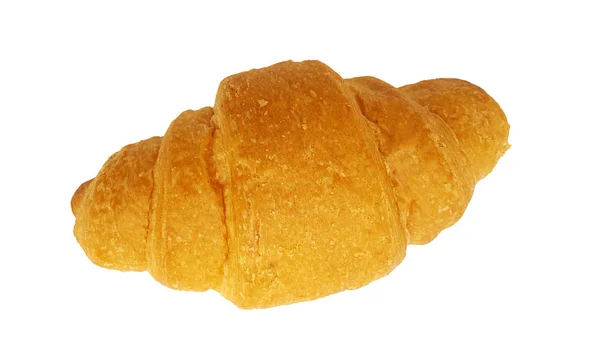 Friss croissant fehér háttér — Stock Fotó