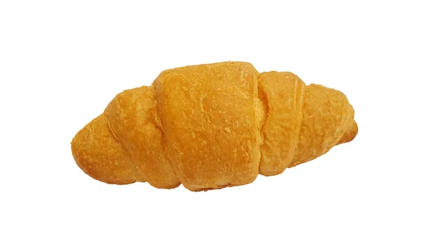 Friss croissant fehér háttér — Stock Fotó