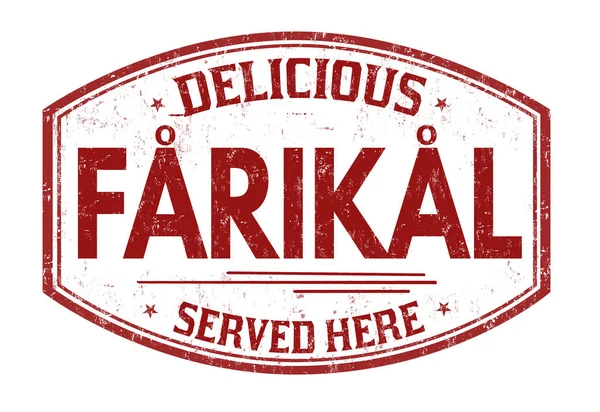 Sello de goma grunge Farikal — Vector de stock