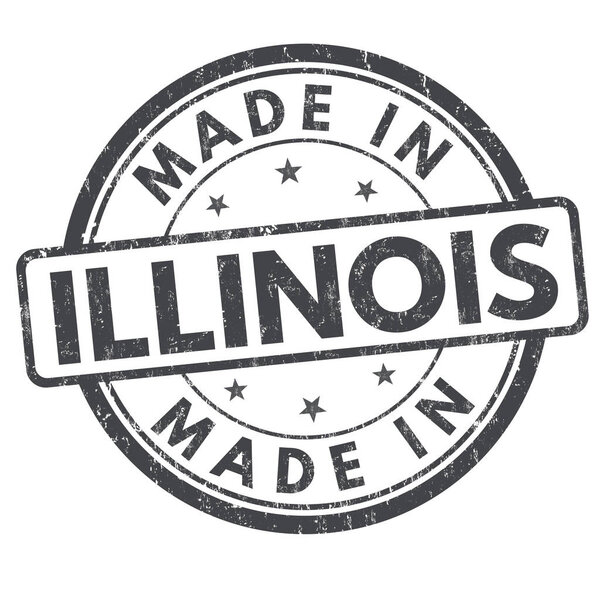 Made in Illinois sign or stamp