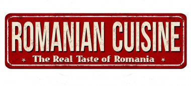 Romen mutfağı vintage paslı metal işareti