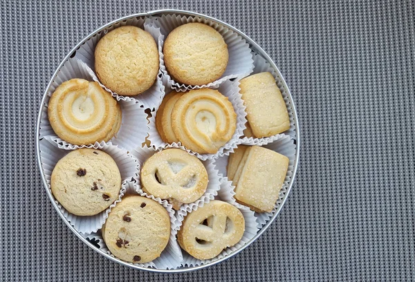 Danish butter cookies — Stock Photo, Image