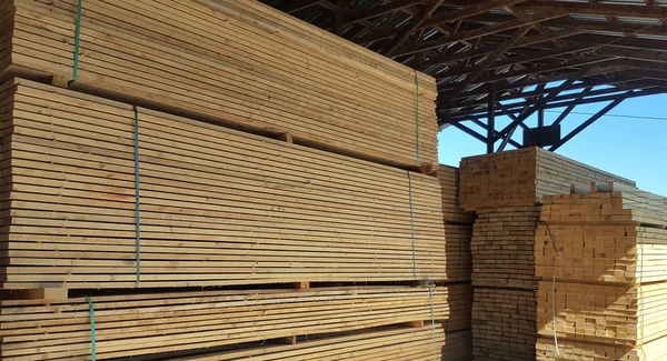 倉庫の木材 — ストック写真