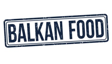 Balkan gıda grunge pencere boyutu