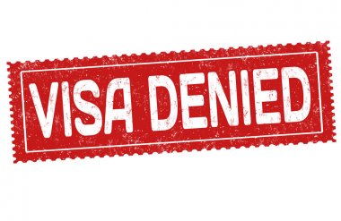 Vize reddedildi grunge pencere boyutu