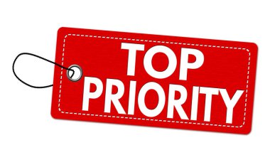 Öncelikli etiket veya fiyat etiketi 