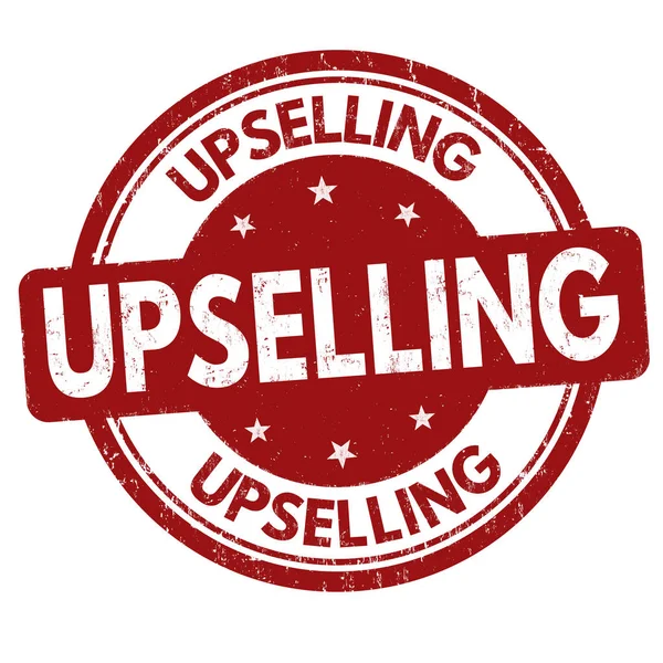 Upselling grunge Rubberstempel — Stockvector