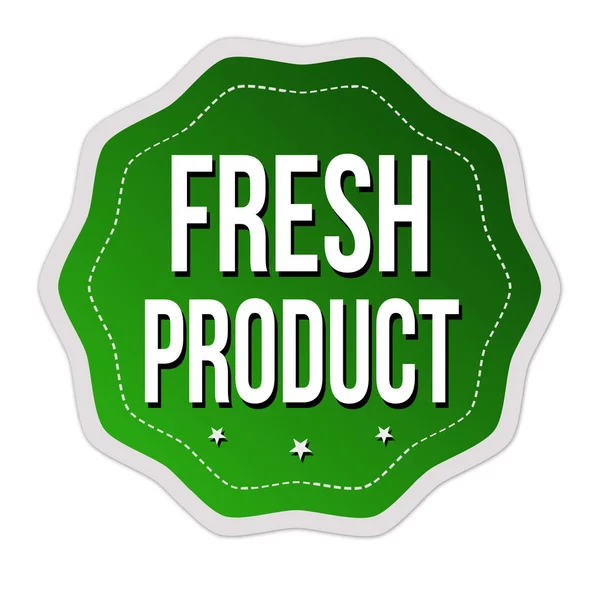 Etichetta o adesivo del prodotto fresco — Vettoriale Stock