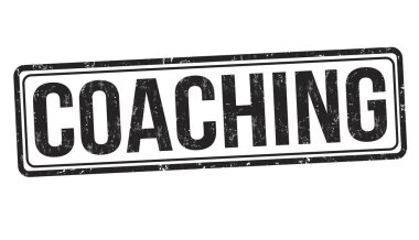 Grunge lastik damgası koçluk