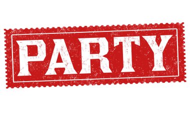 parti grunge lastik damgası 