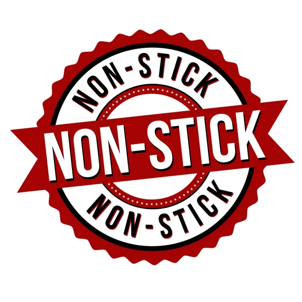 Non-stick label or sticker — Stock Vector