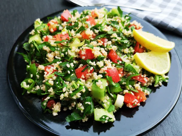 Tabouleh with bulgur and parsley — Stock Photo, Image