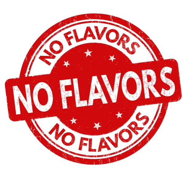 No flavors sign or stamp — ストックベクタ