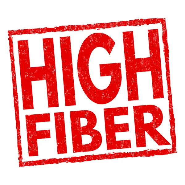 Signe ou timbre à haute fibre — Image vectorielle