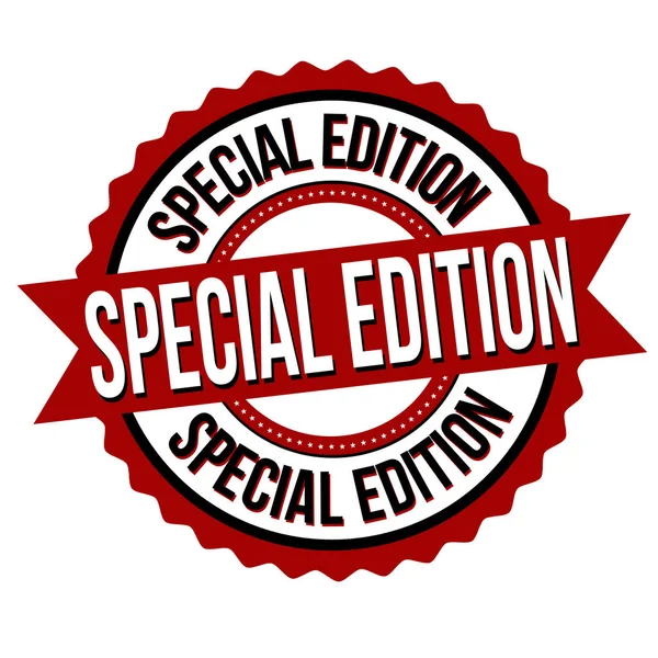 Etiqueta de edição especial ou adesivo — Vetor de Stock