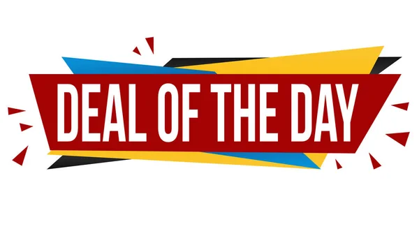 Deal of the day banner design — Stok Vektör