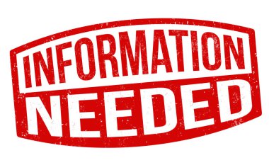 Beyaz arkaplanda grunge kauçuk damgası gerekli bilgi, vektör illüstrasyonu