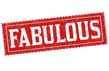 Beyaz arka planda muhteşem grunge kauçuk damgası, vektör illüstrasyonu