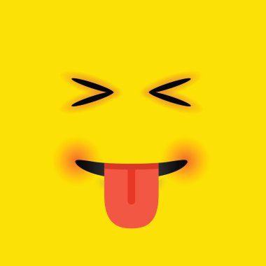 emoji gözleri kapalı dilini