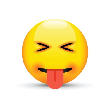 emoji gözleri kapalı dilini
