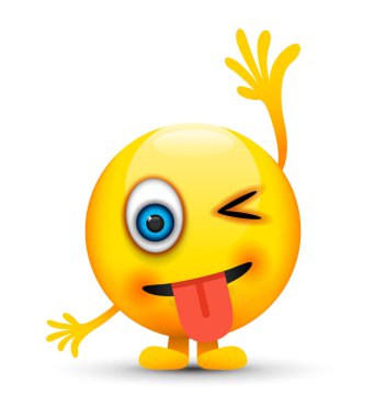 emoji dilini göz kırpıyor