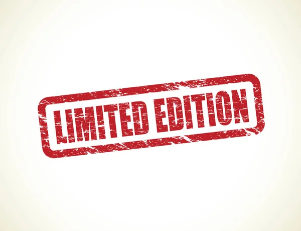 Röd limited edition — Stock vektor