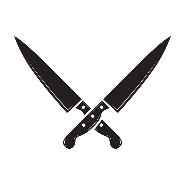 Un couteau abstrait — Image vectorielle