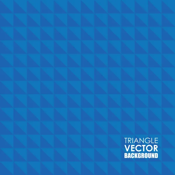 Kék háromszög háttér — Stock Vector
