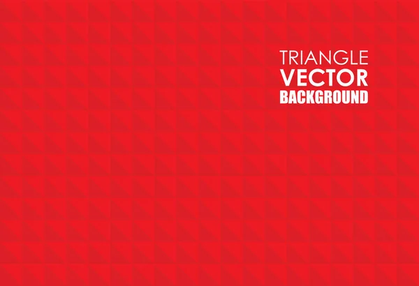 Triangolo rosso sfondo — Vettoriale Stock