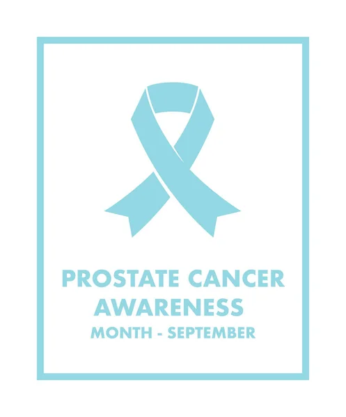 Sensibilisation au cancer de la prostate — Image vectorielle