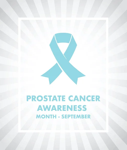 Prostate cancer awareness — Stock Vector