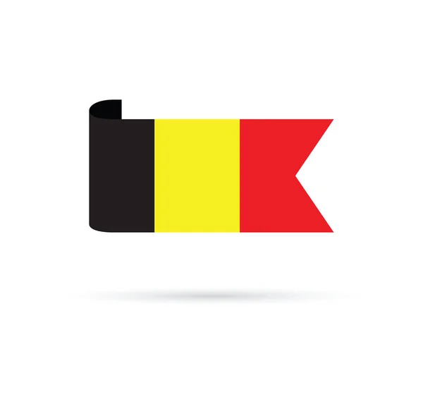 Bélgica Fondo de la bandera — Vector de stock