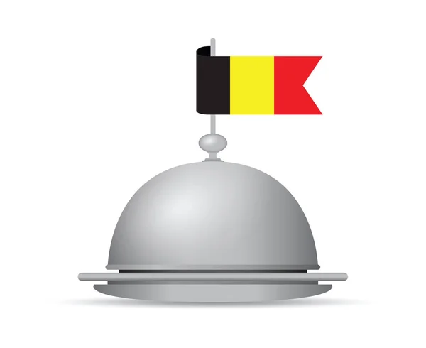 Bélgica Fondo de la bandera — Vector de stock