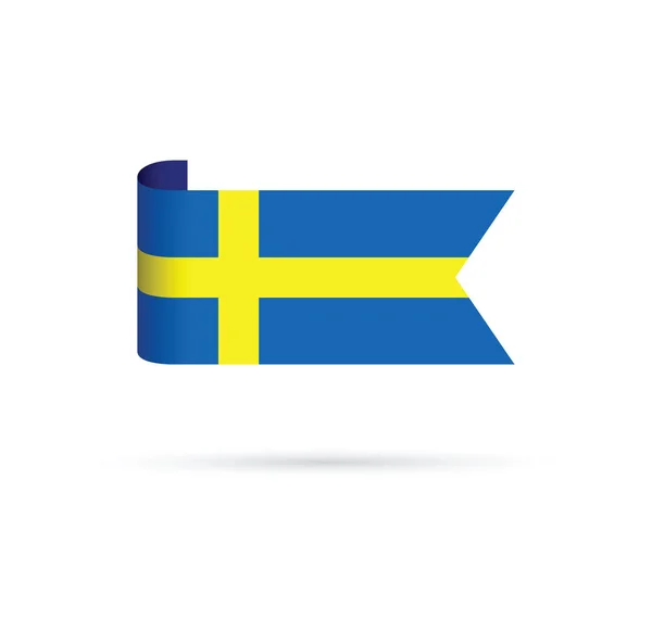 A Sweden flag — Stock Vector