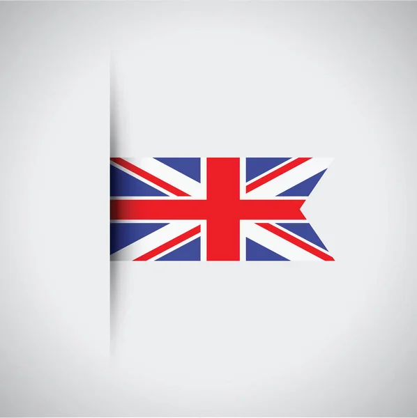 Een Britse vlag — Stockvector