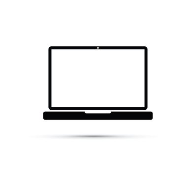 bir dizüstü bilgisayar simgesi