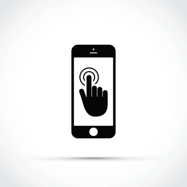 Touch screen del telefono cellulare — Vettoriale Stock