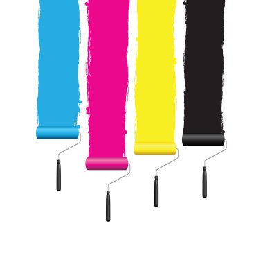 CMYK mürekkep silindiri